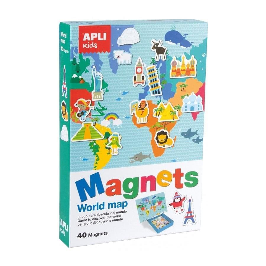 Apli Kids Magnetiline mängukomplekt Maailmakaart - Fairy Kitten Mänguasjapood