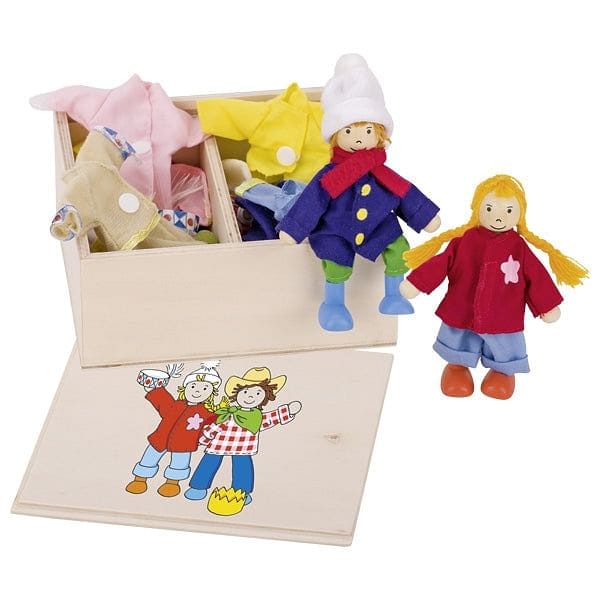 goki painduvad nukud Birte ja Ben koos riidekastiga - Fairy Kitten Mänguasjapood
