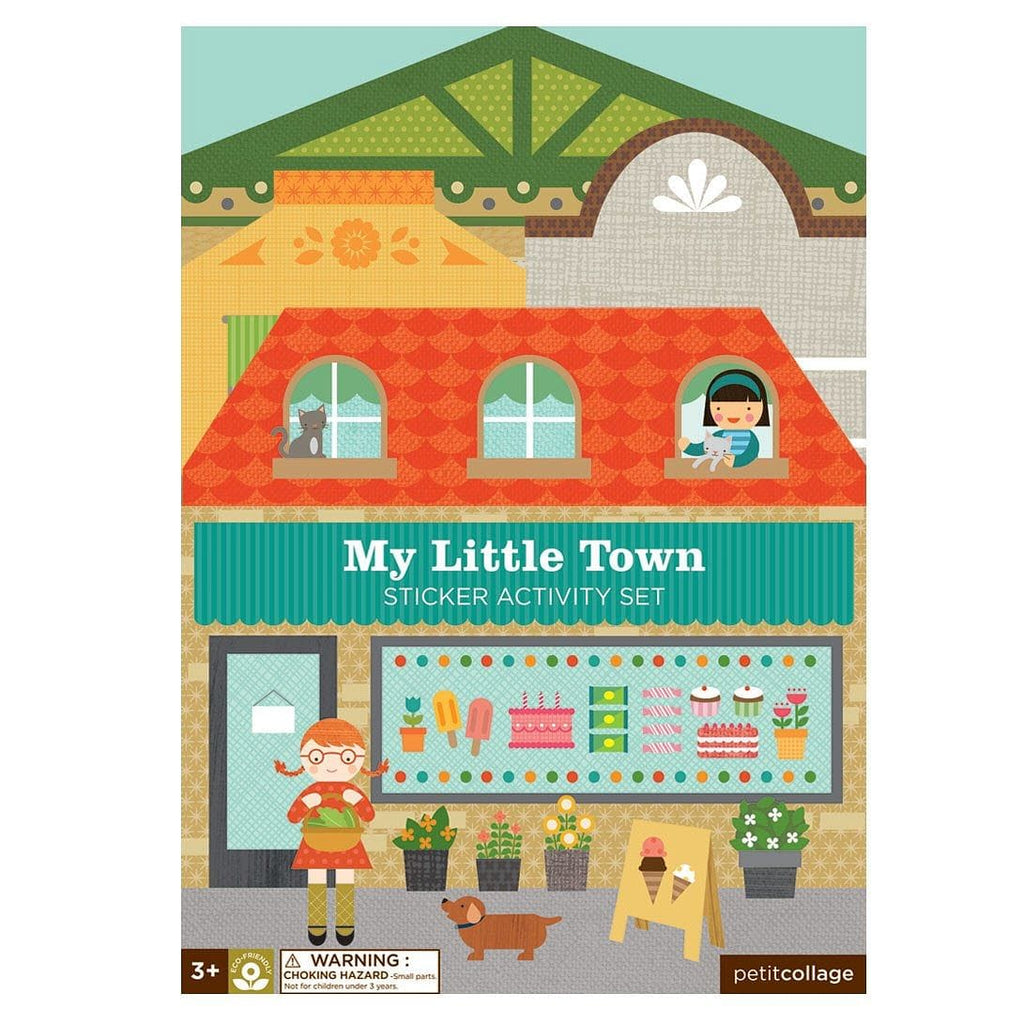 Petit Collage PTC182 Korduvkasutatavad kleepsukomplekt Väike linn - Fairy Kitten Mänguasjapood